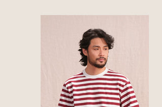 [CULTUM] Stripe Short-Sleeve Tee