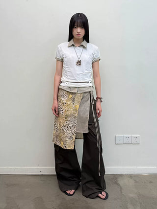 [NeverSeez] Lyocell-Wool Solid T-Shirt