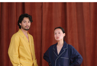 [CULTUM] Piped Pajama Shirt