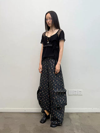 [NeverSeez] Layered Lace T-shirt