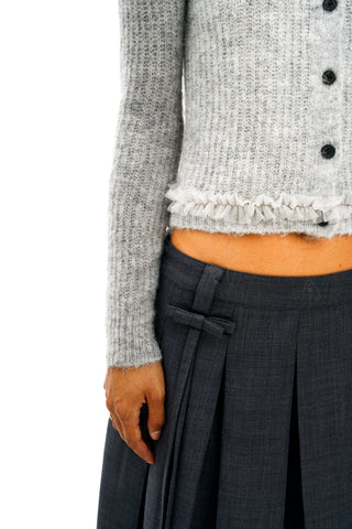 [Moromoro2] Wool Blend Collar Cardigan