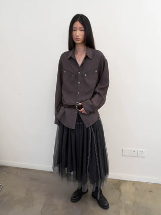 [NeverSeez] Double Pocket Shirt