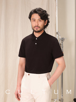 [CULTUM] Solid Color Polo Shirt