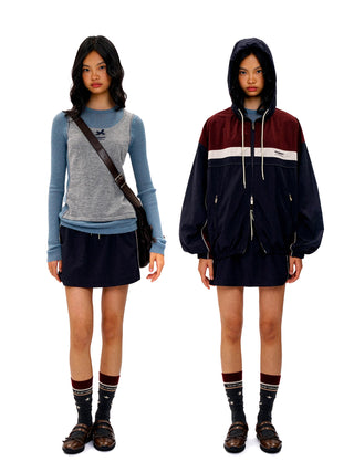 [Moromoro2] Leather Mary Jane Bow Flats