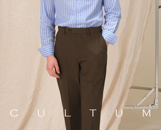 [CULTUM] Cotton Stripe Shirt