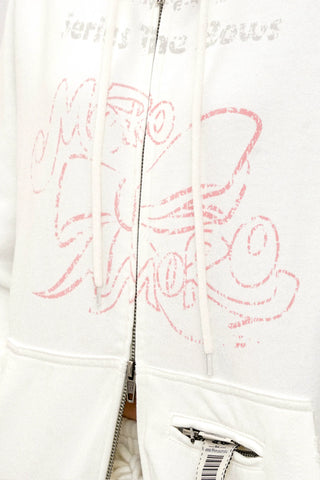 [Moromoro2] Bowknot Rhinestone Hooded Set