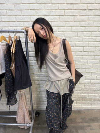 [NeverSeez] Layered Multi Cami Top