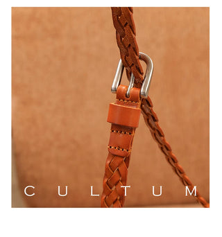 [CULTUM] Leather Woven Belt