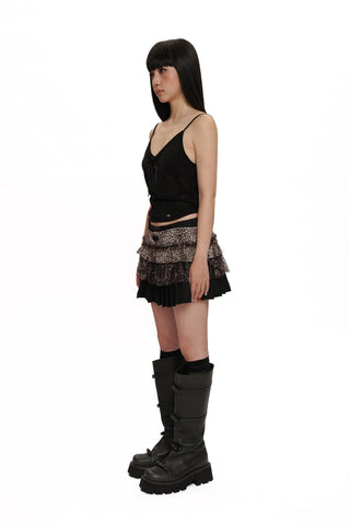 [moromoro2] Lace Trim Cami Top