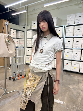 [NeverSeez] Lyocell-Wool Solid T-Shirt