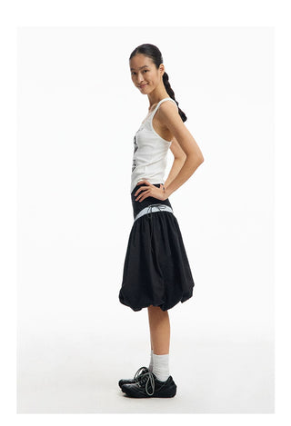 [CONP] Flowy Midi Skirt