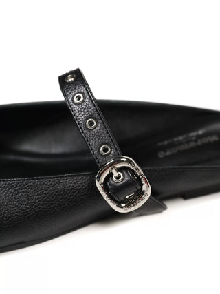 [moromoro2] Leather Ballet Flats