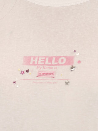 [Moromoro2] Distressed Print T-shirt