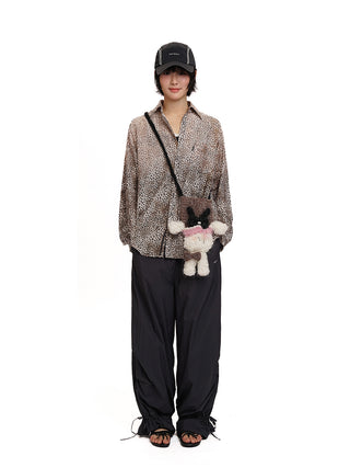 [moromoro2] Leopard Print Shirt