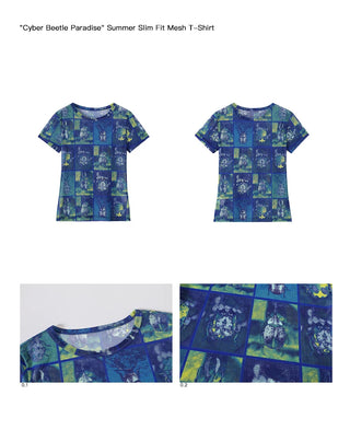 [CONP] Graphics Slim Fit Mesh T-shirt