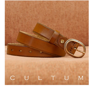 [CULTUM] Top Grain Distressed Belt