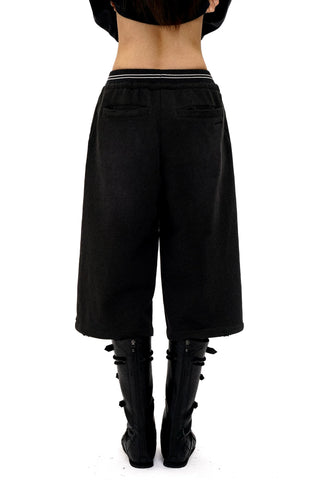 [Moromoro2] Distressed Star Applique  Sweatpants