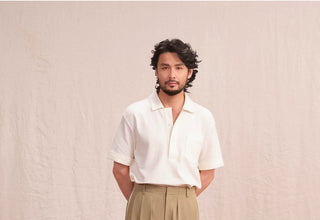 [CULTUM] Pleated Relaxed Trousers