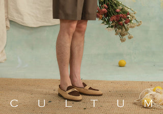 [CULTUM] Drawstring Pleated Shorts