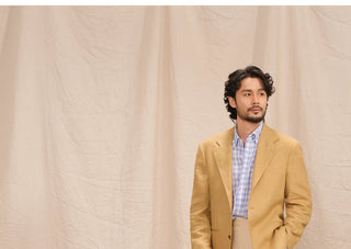 [CULTUM] Linen Single-Breasted Suit