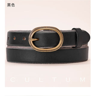 [CULTUM] Top Grain Distressed Belt