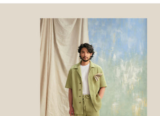 [CULTUM] Cuban Collar Shirt