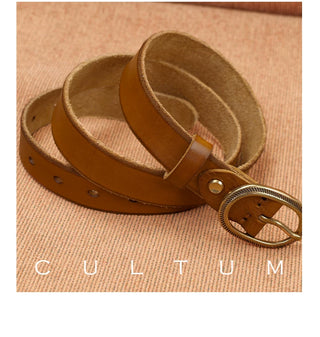 [CULTUM] Top Grain Distressed Belt