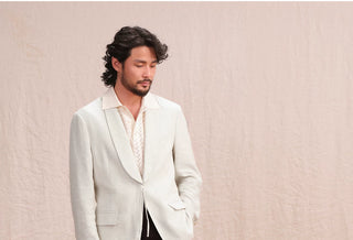 [CULTUM] Lightweight Shawl Lapel Blazer