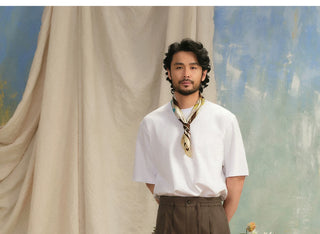[CULTUM] Drawstring Pleated Shorts