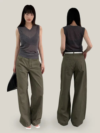 [~XL] Military Wide Pants