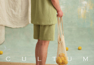 [CULTUM] Cuban Collar Shirt