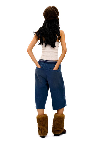 [Moromoro2] Distressed Star Applique  Sweatpants