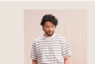 [CULTUM] Stripe Short-Sleeve Tee