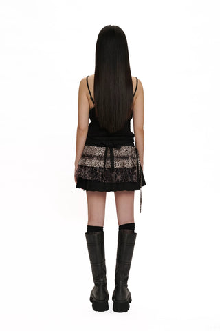 [moromoro2] Lace Trim Cami Top