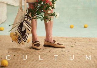 [CULTUM] Striped Knit Shorts