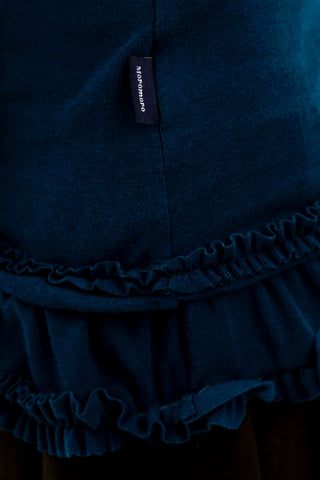 [Moromoro2] Double-layer Lace Hem T-shirt