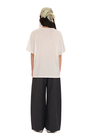[Moromoro2] Distressed Print T-shirt