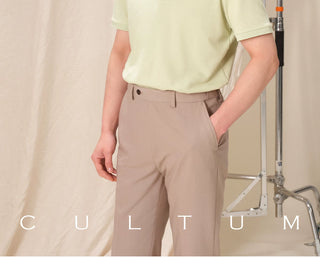 [CULTUM] Solid Color Polo Shirt