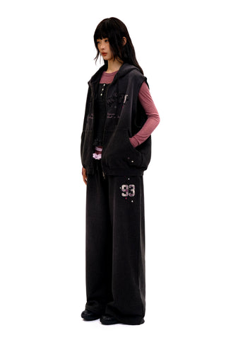 [Moromoro2] Rabbit Applique Hooded Vest