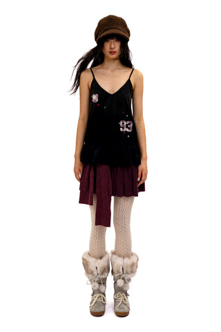 [Moromoro2] Rabbit Applique Stone Wash  Camisole