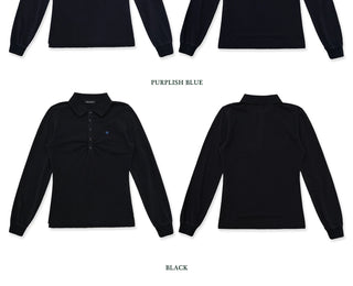 [Moromoro2] Embroidered Polo Top