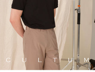 [CULTUM] Solid Color Polo Shirt