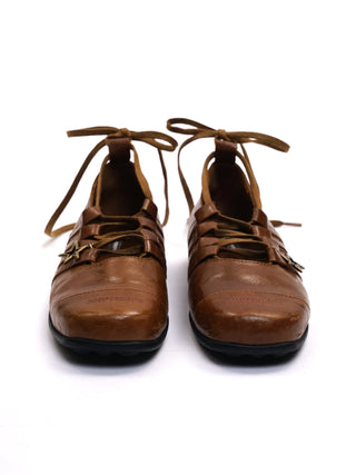 [Moromoro2] Leather Ballet Flats