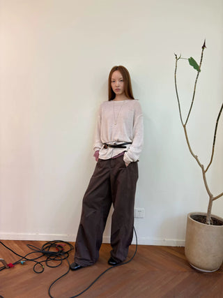 [NeverSeez] Washed Workwear Pants