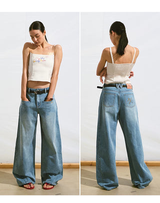 [NOTAWEAR] Summer Loose Straight-Leg Jeans