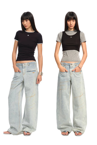 [NOTAWEAR] Summer Loose Straight-Leg Jeans