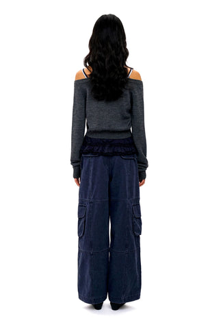 [Moromoro2] Washed Work Pants