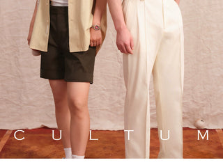 [CULTUM] Seersucker Cuban Collar Shirt