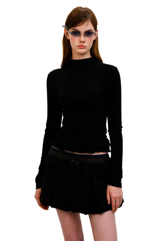 [Moromoro2] Long Sleeve Lace T-shirt