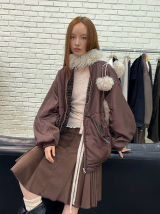 [NeverSeez] Wool-Lined Pilot Jacket